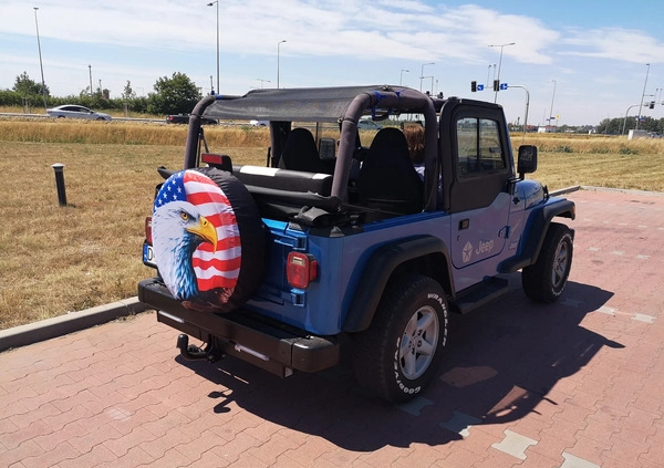 Jeep Wrangler cena 59500 przebieg: 281280, rok produkcji 2002 z Jabłonowo Pomorskie małe 79